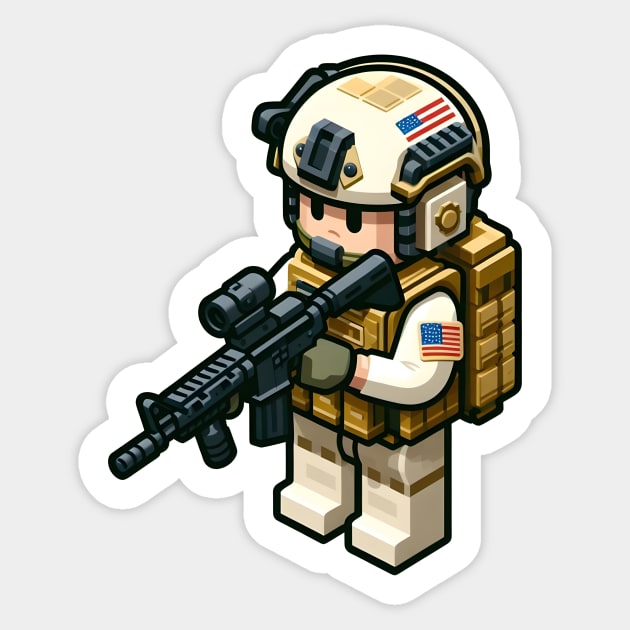 Tactical LEGO Sticker by Rawlifegraphic